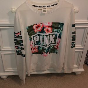 “Pink” Tropical white and neon noodie